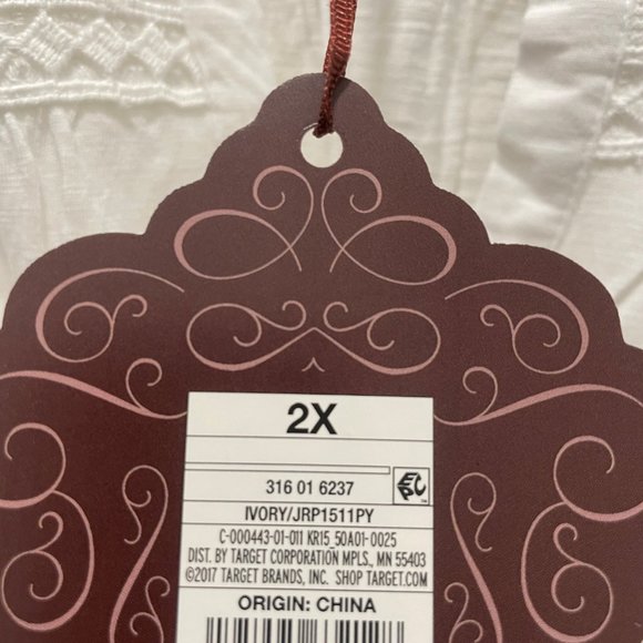 Knox Rose 2X Top Blouse - Picture 2 of 2